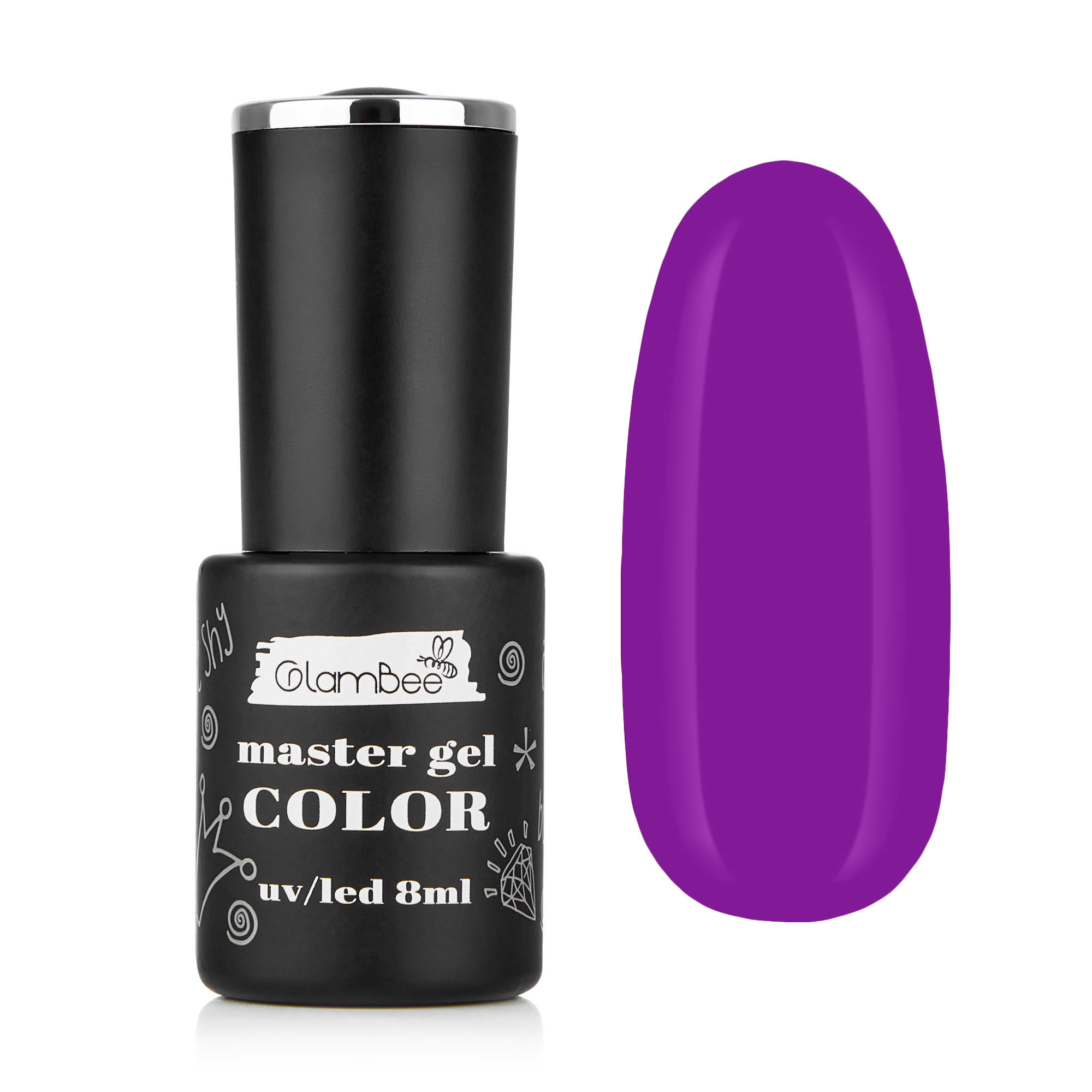 

Гель-лак для нігтів GlamBee MasterGel Color 53, 8 мл