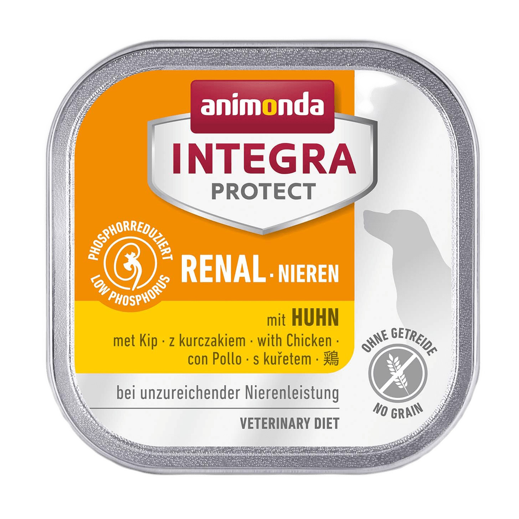 

Вологий корм для собак Animonda Integra Protect Renal With Chicken при хворобах нирок, з куркою, 150 г