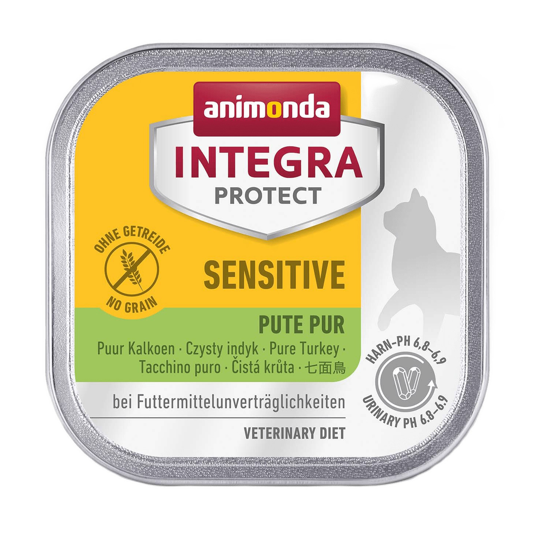 

Вологий корм для котів Animonda Integra Protect Sensitive Pure Turkey при харчовій непереносимості, з індичкою, 100 г
