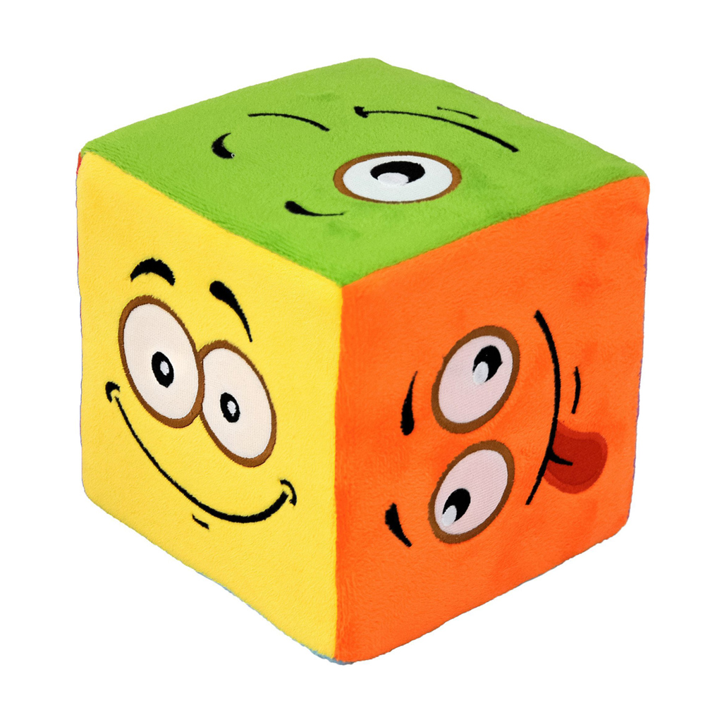 

М'яка іграшка Tigres Емоджикуб, від народження, 14*14*14 см (ІГ-0179)