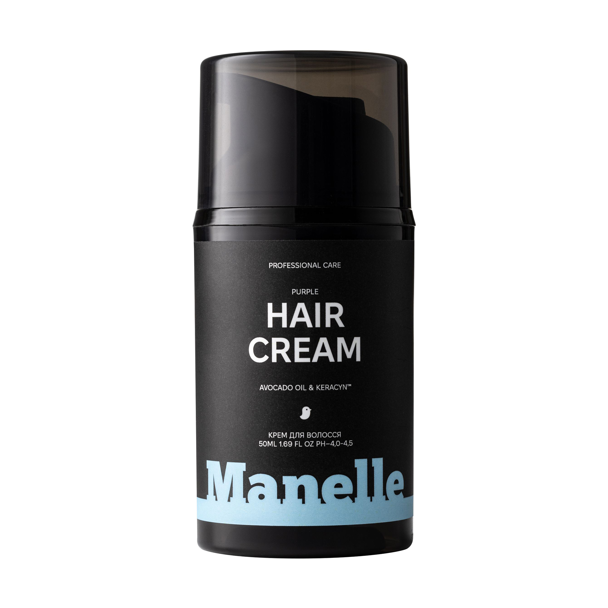

Уцінка! Тонувальний крем Manelle Professional Care Avocado Oil & Keracyn Hair Cream для нейтралізації жовтизни світлого волосся, 50 мл
