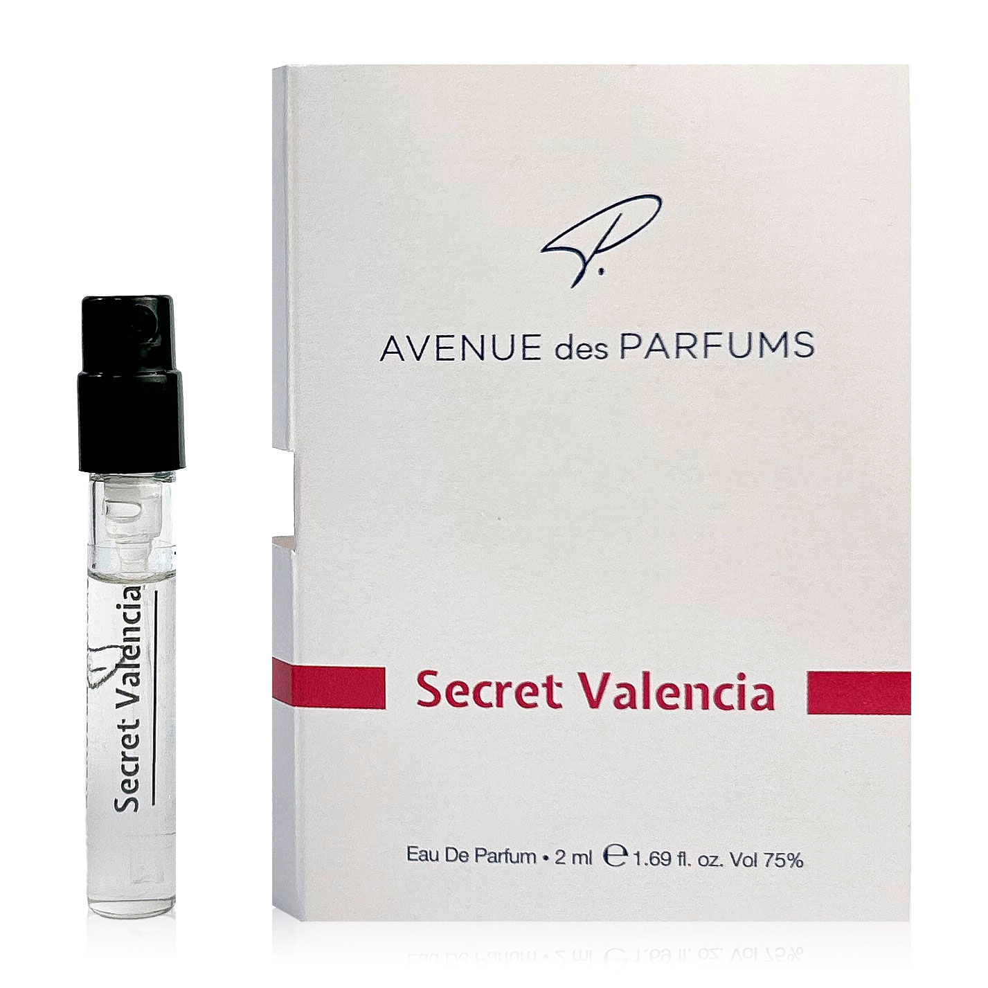 

Уцінка! Avenue des Parfums Secret Valencia Парфумована вода жіноча, 2 мл (пробник)