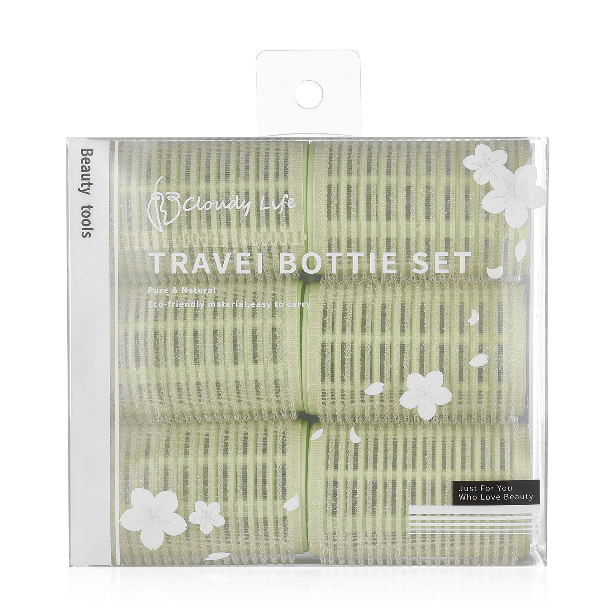 

Бігуді-липучки для волосся, зелені, діаметр 34 мм, 6 шт (24H1408)