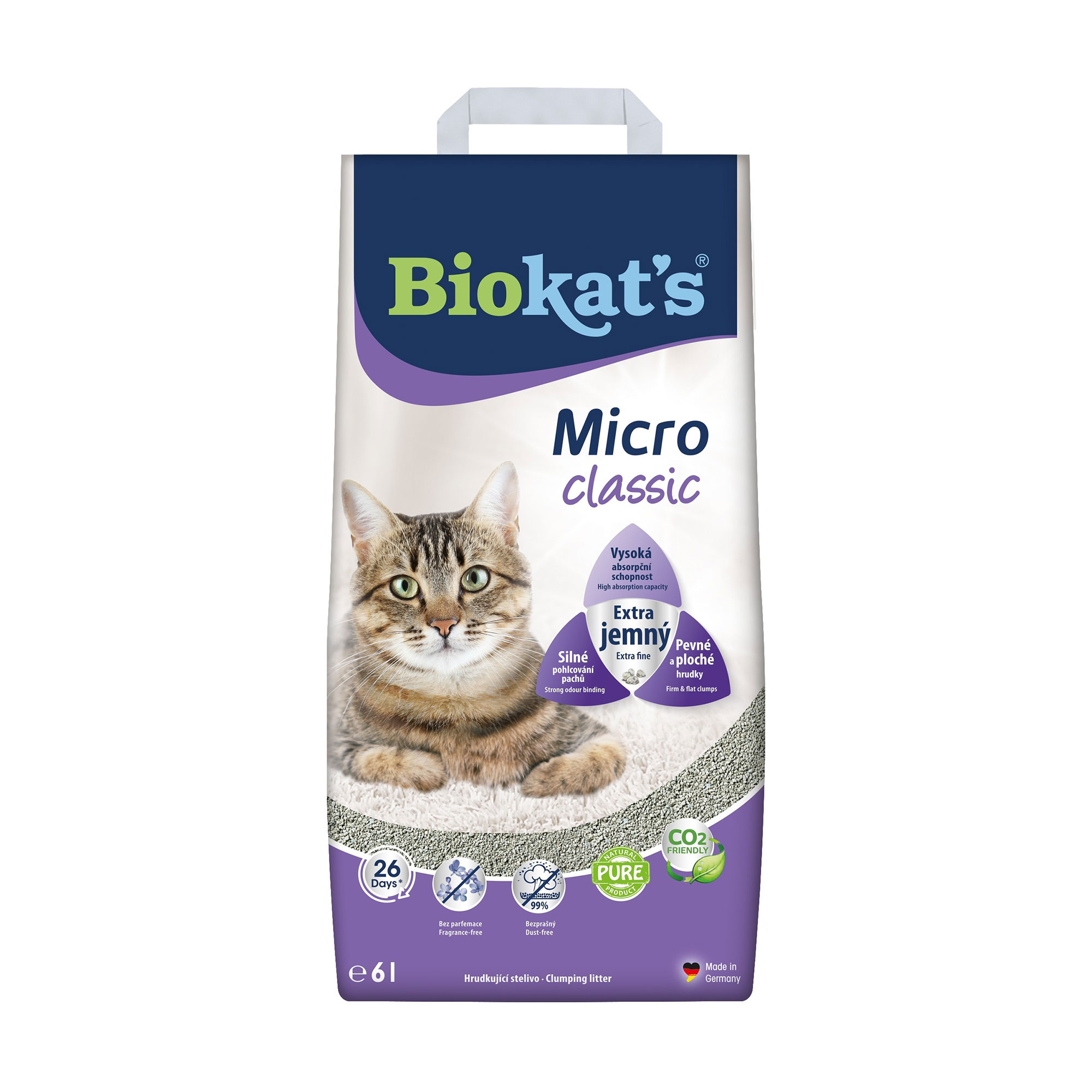 

Наповнювач туалетів для кішок Biokat's Micro Classic бентонітовий, 6 л (G-613918)