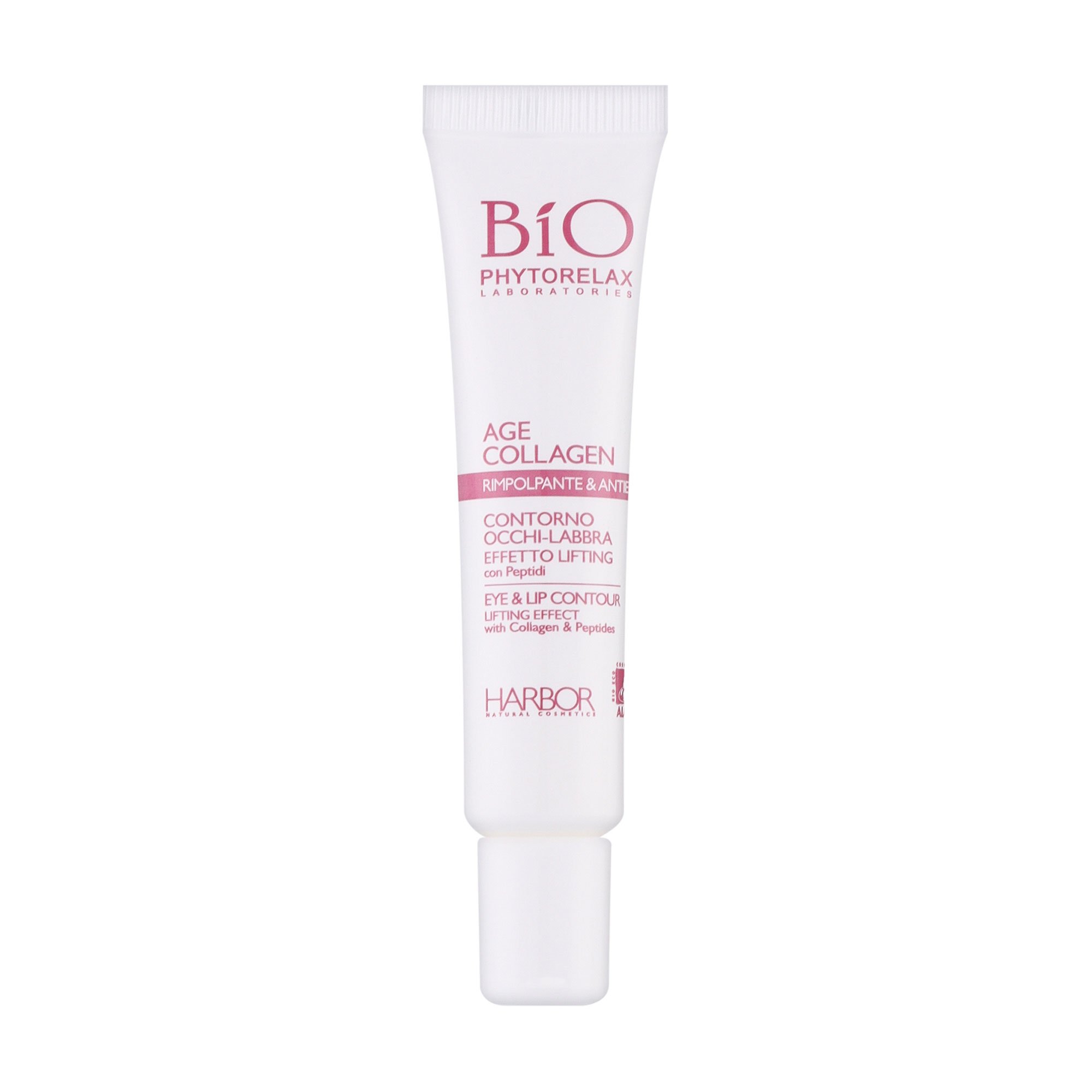 

Крем-контур для шкіри навколо очей та губ Phytorelax Laboratories Age Collagen Lifting Effect Eyes & Lips Contour Cream з ліфтинг-ефектом, 15 мл