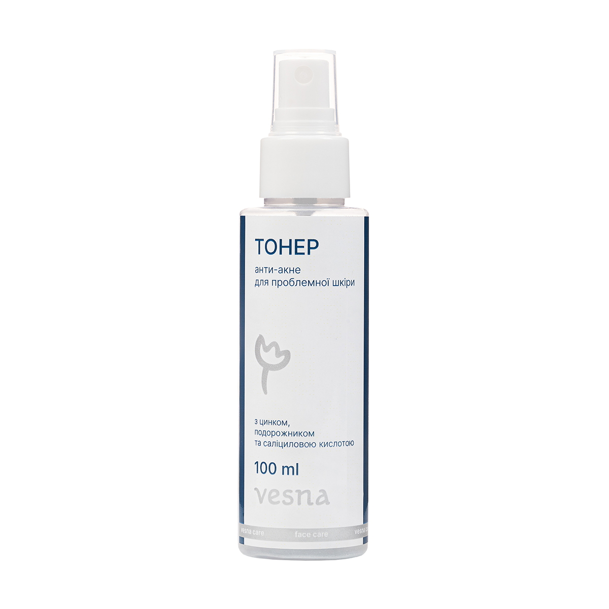

Тонер для обличчя Vesna Face Toner For Problem Skin для проблемної шкіри, 100 мл