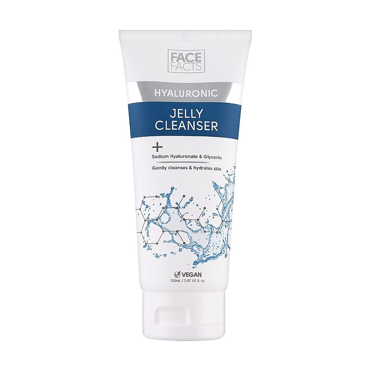

Желе для очищення обличчя Face Facts Hyaluronic Jelly Cleanser з гіалуроновою кислотою, 150 мл