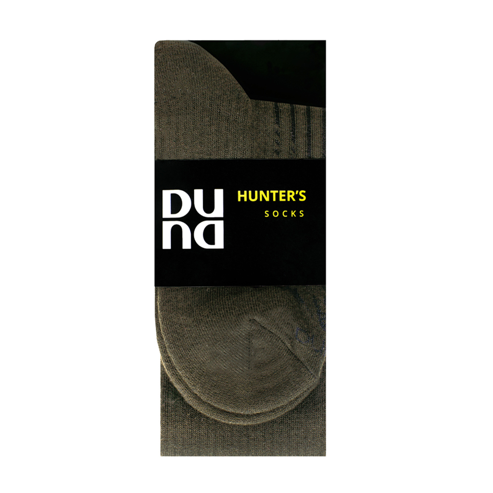 Шкарпетки чоловічі Duna 2110 Hunter's високі, хакі, розмір 25-27