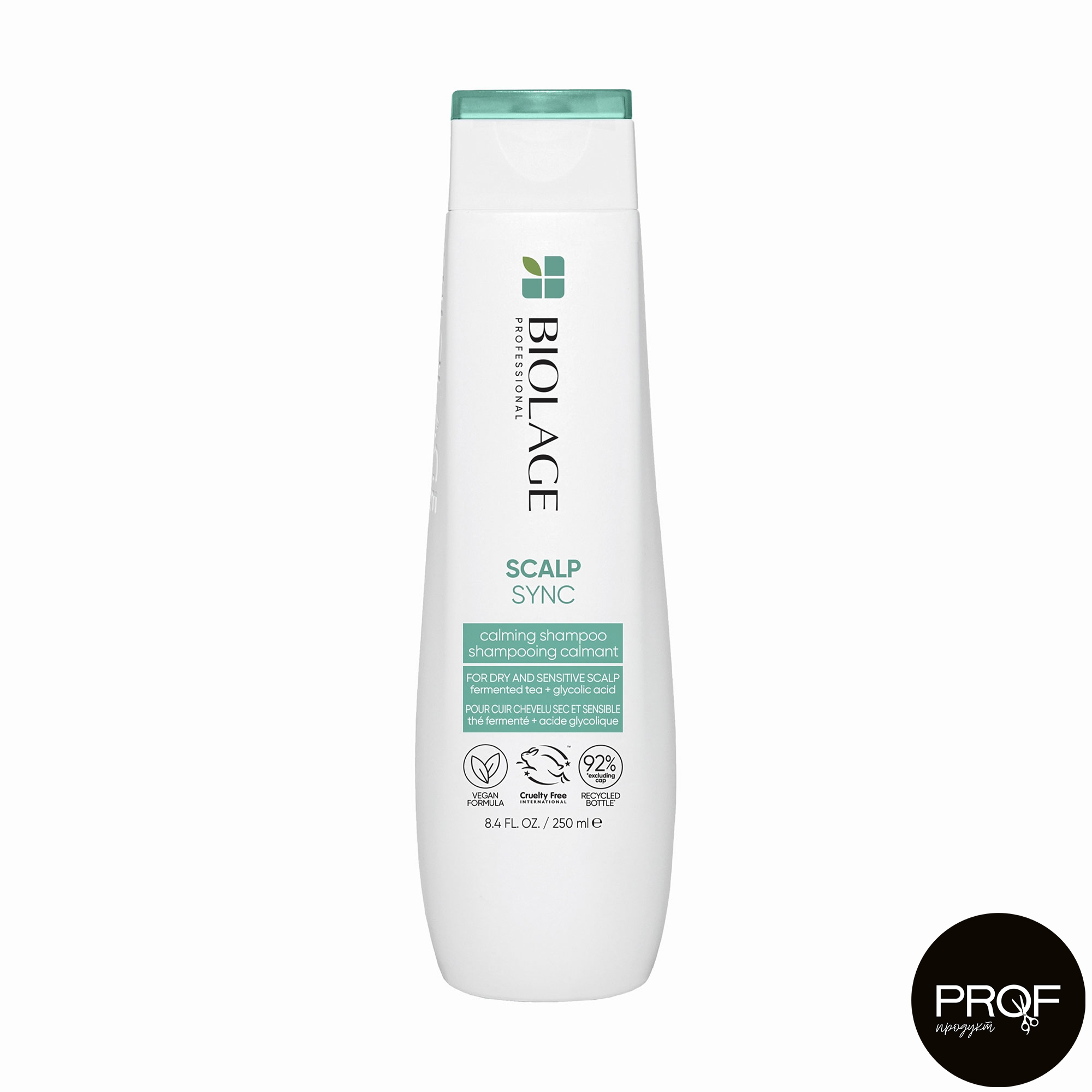 

Заспокійливий шампунь Biolage Scalp Sync Calming Shampoo для сухої та чутливої шкіри голови та волосся, 250 мл
