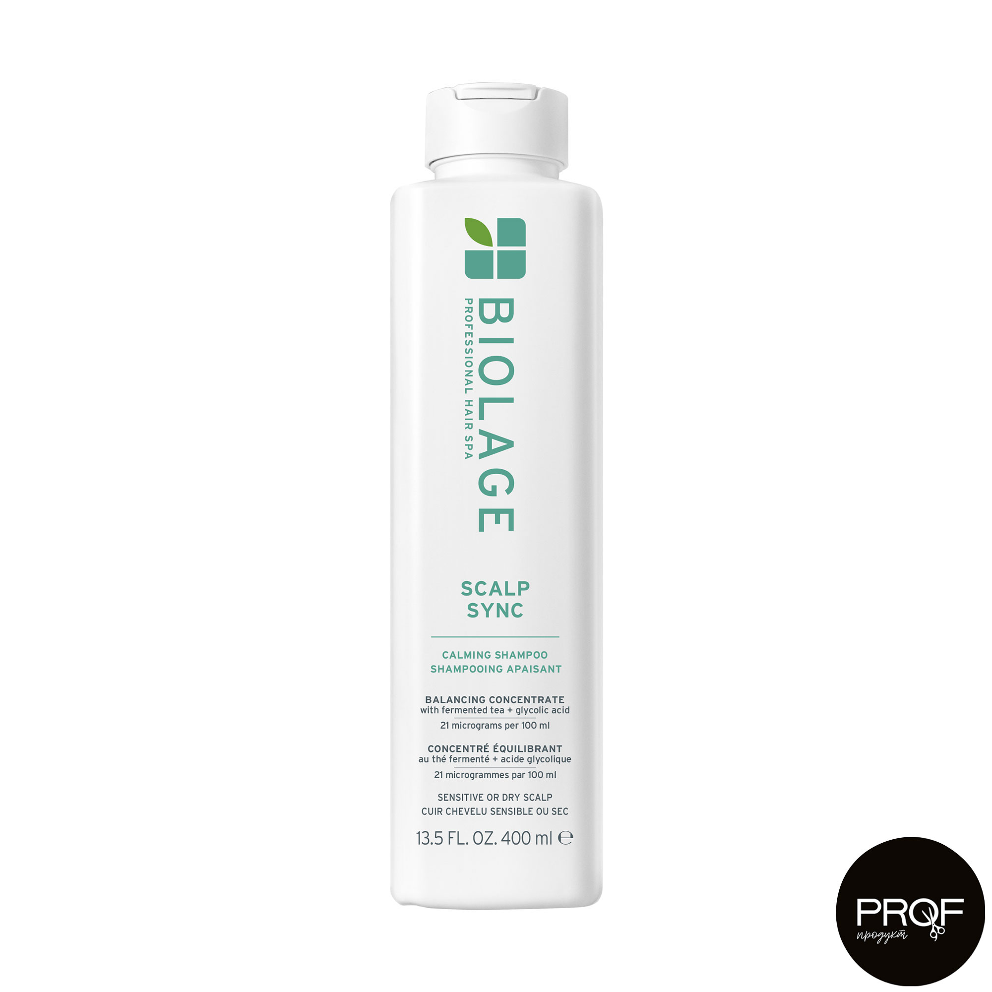 

Заспокійливий шампунь Biolage Scalp Sync Calming Shampoo для сухої та чутливої шкіри голови та волосся, 250 мл