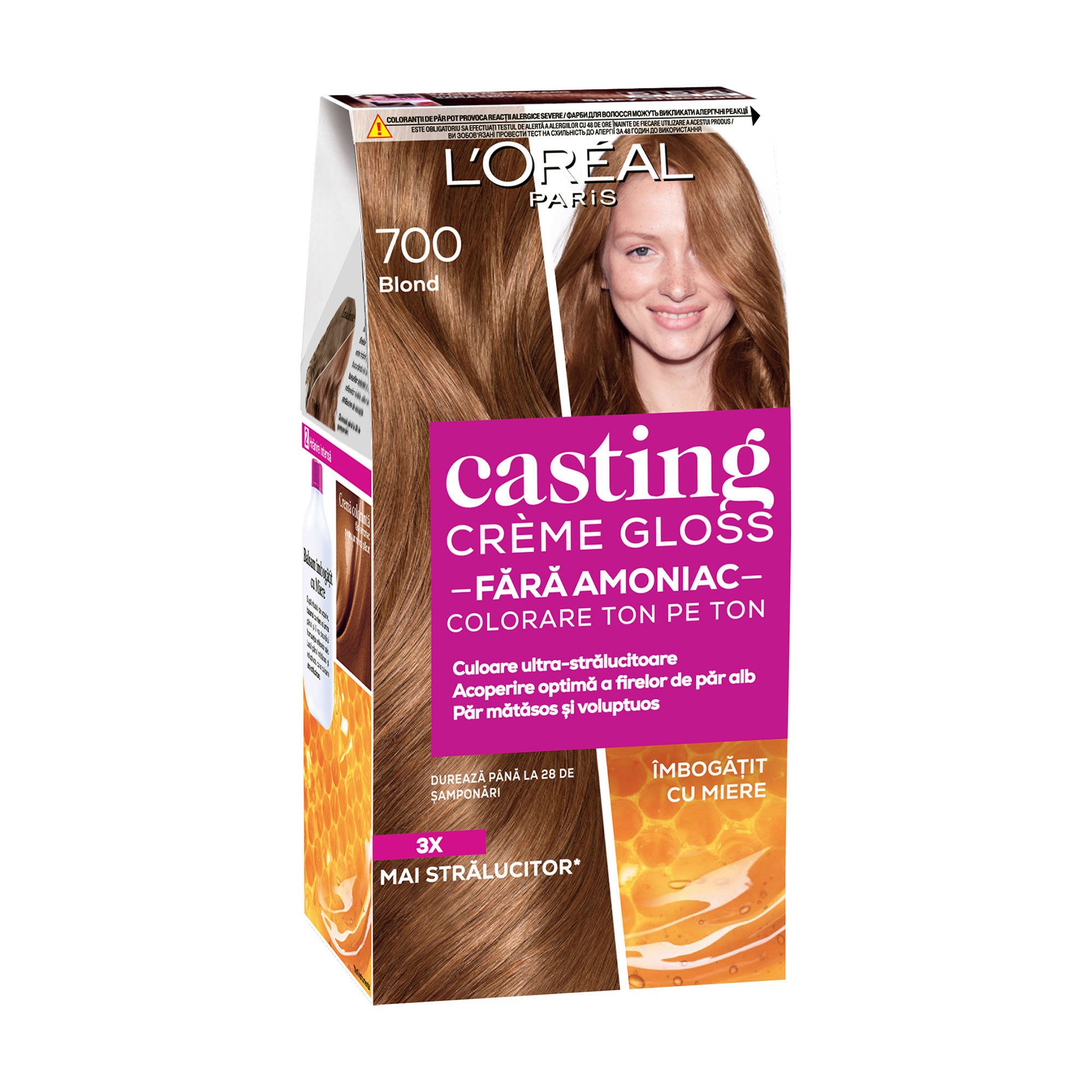 

Безаміачна фарба для волосся L'Oreal Paris Casting Creme Gloss 700 Блонд, 180 мл