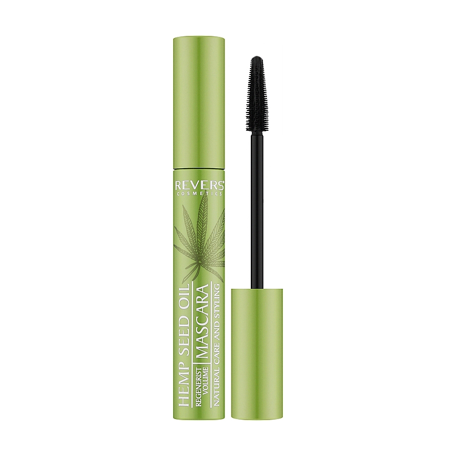 

Туш для вій Revers Cosmetics Hemp Seed Oil Mascara, Black, 12 мл