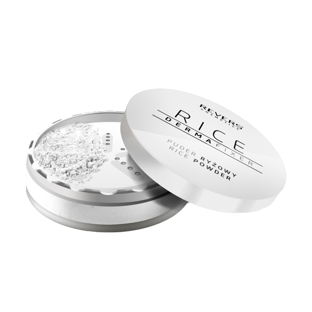 

Розсипчаста рисова пудра для обличчя Revers Cosmetics Rice Derma Fixer Rice Powder, 15 г