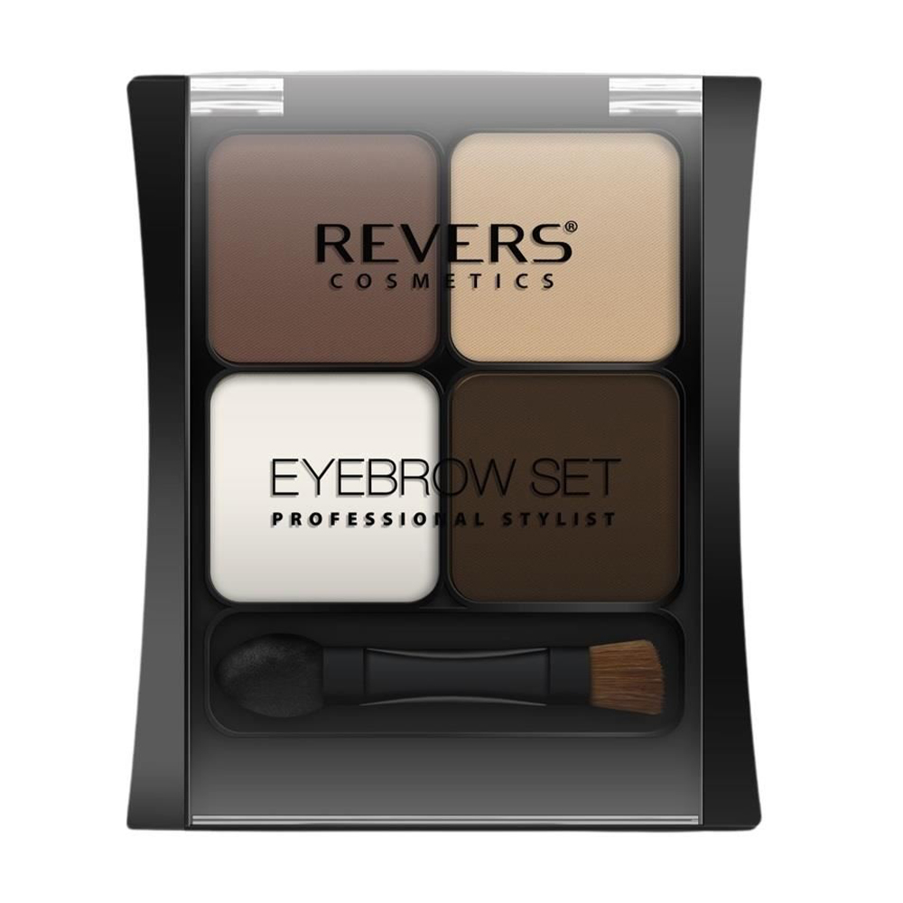 

Уцінка! Палітра тіней для брів Revers Cosmetics Eyebrow Set Professional Stylist 01, 4.5 г