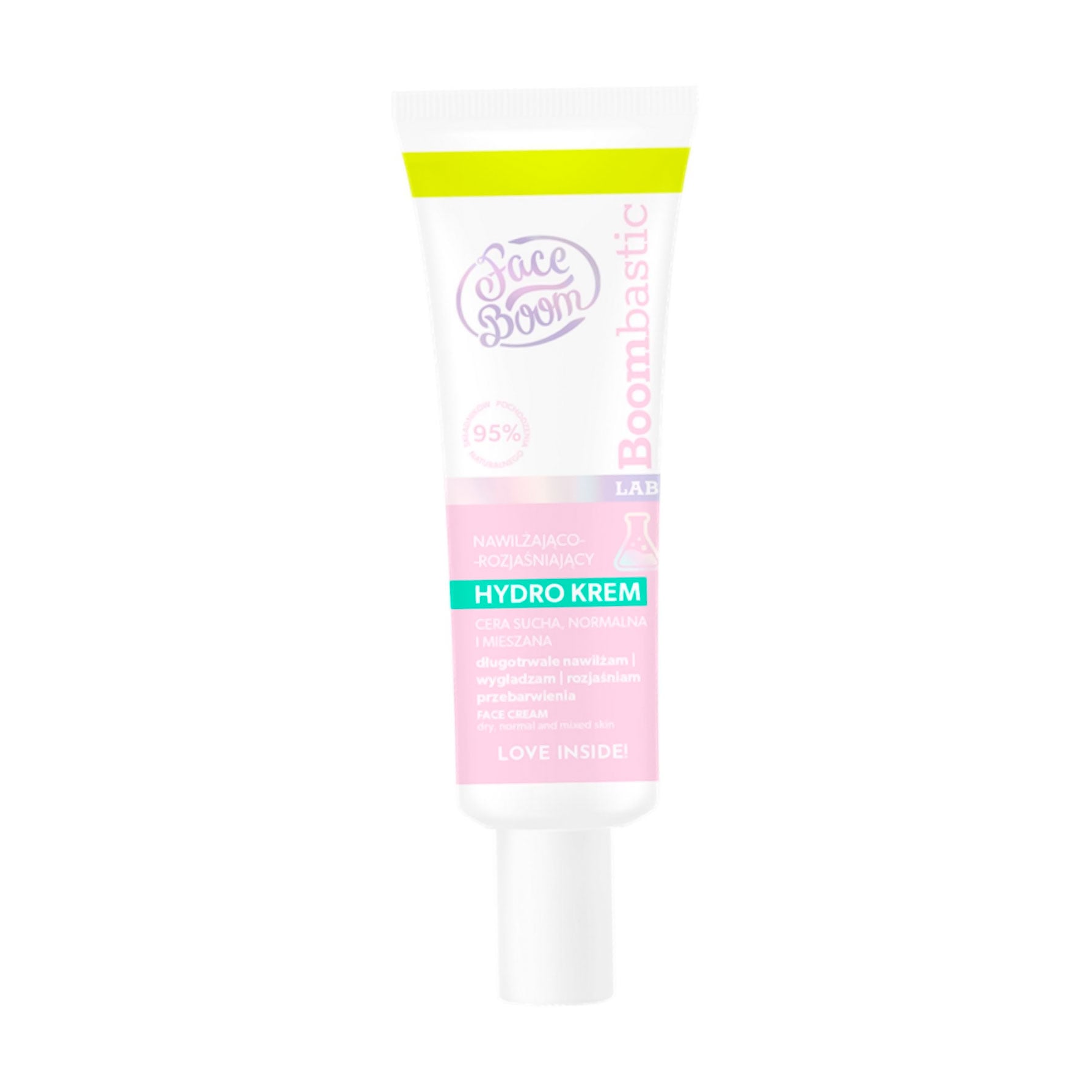 Гідрозволожувальний та освітлювальний крем для обличчя Face Boom Hydra Cream, 50 мл