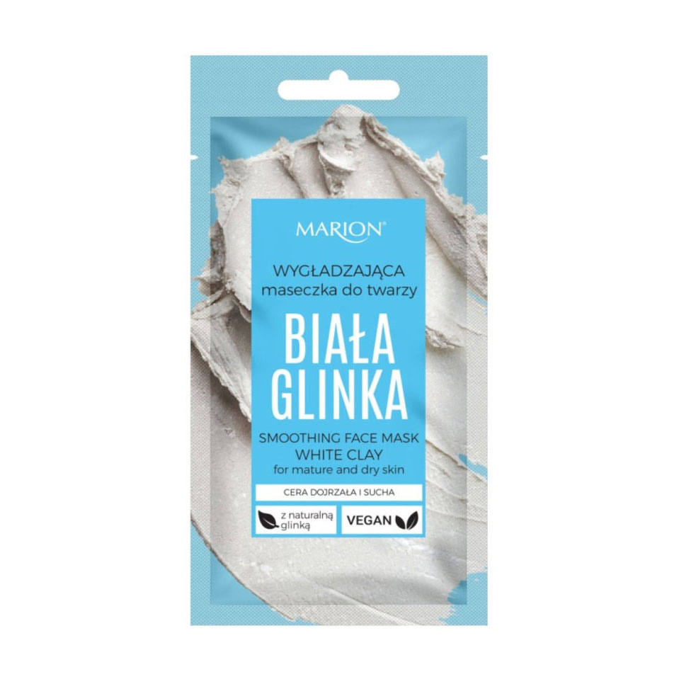 

Уцінка! Розгладжувальна маска для обличчя з білої глини Marion White Clay Smoothing Face Mask, 8 мл