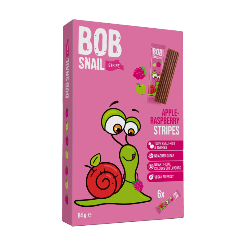 

Страйпси Bob Snail Яблуко-малина, 6*14 г