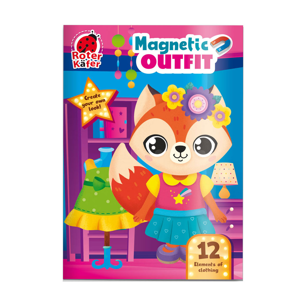 

Настільна гра Roter Kafer Магнітна одягалка Лисичка, 17*0.5*27 см, від 3 років, 12 елементів (RK2120-05)