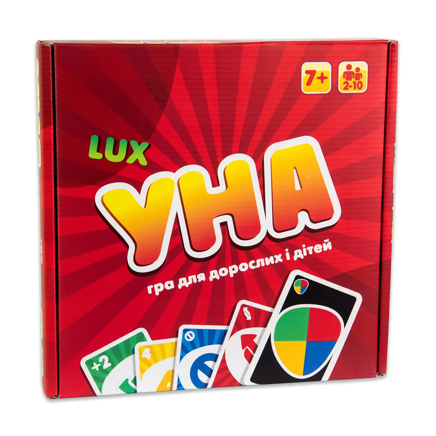 

Настільна гра Strateg УНА Lux українською мовою, 25*25*5 см, від 7 років, 216 елементів (30517)