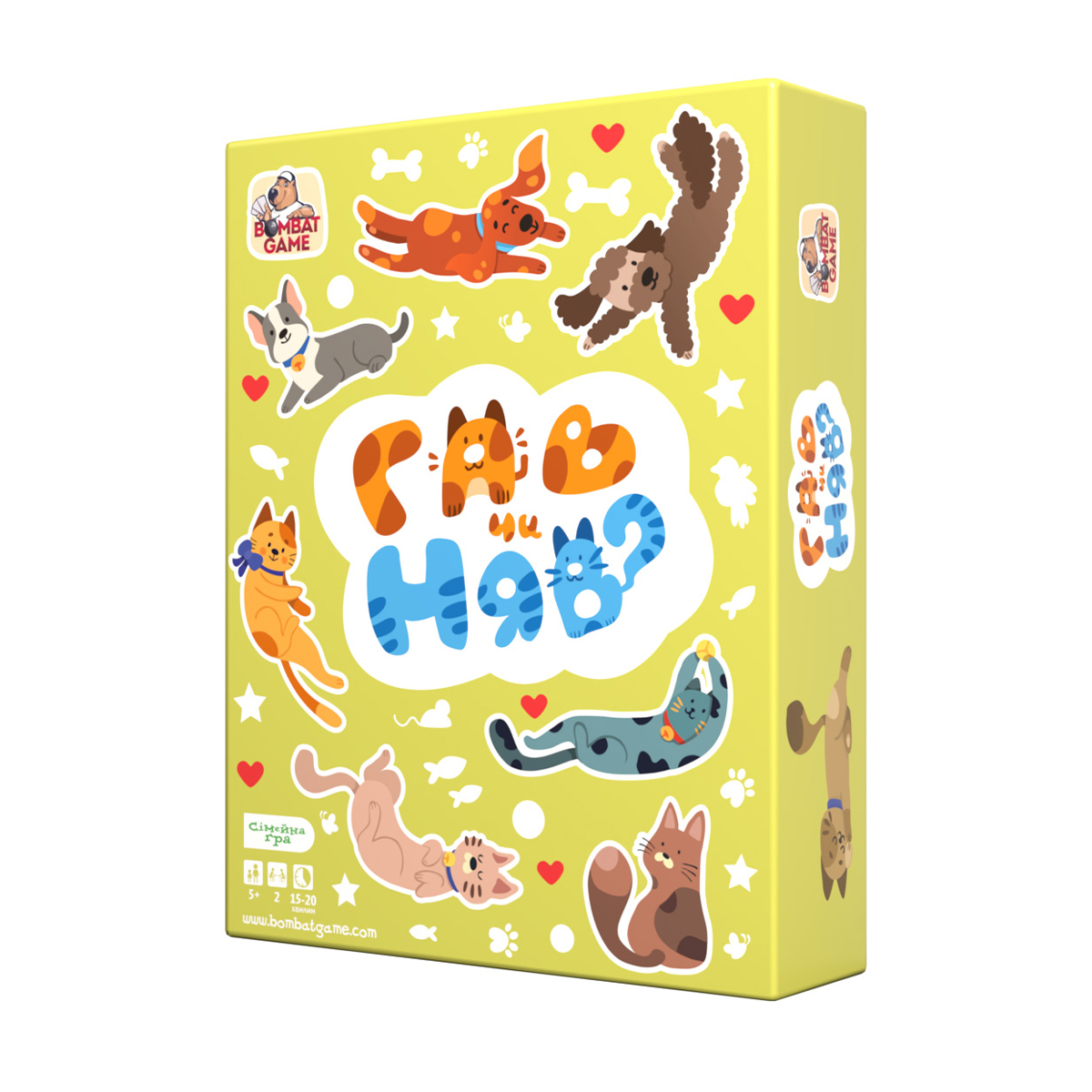 

Настільна гра Bombat Game Гав чи Няв, від 5 років