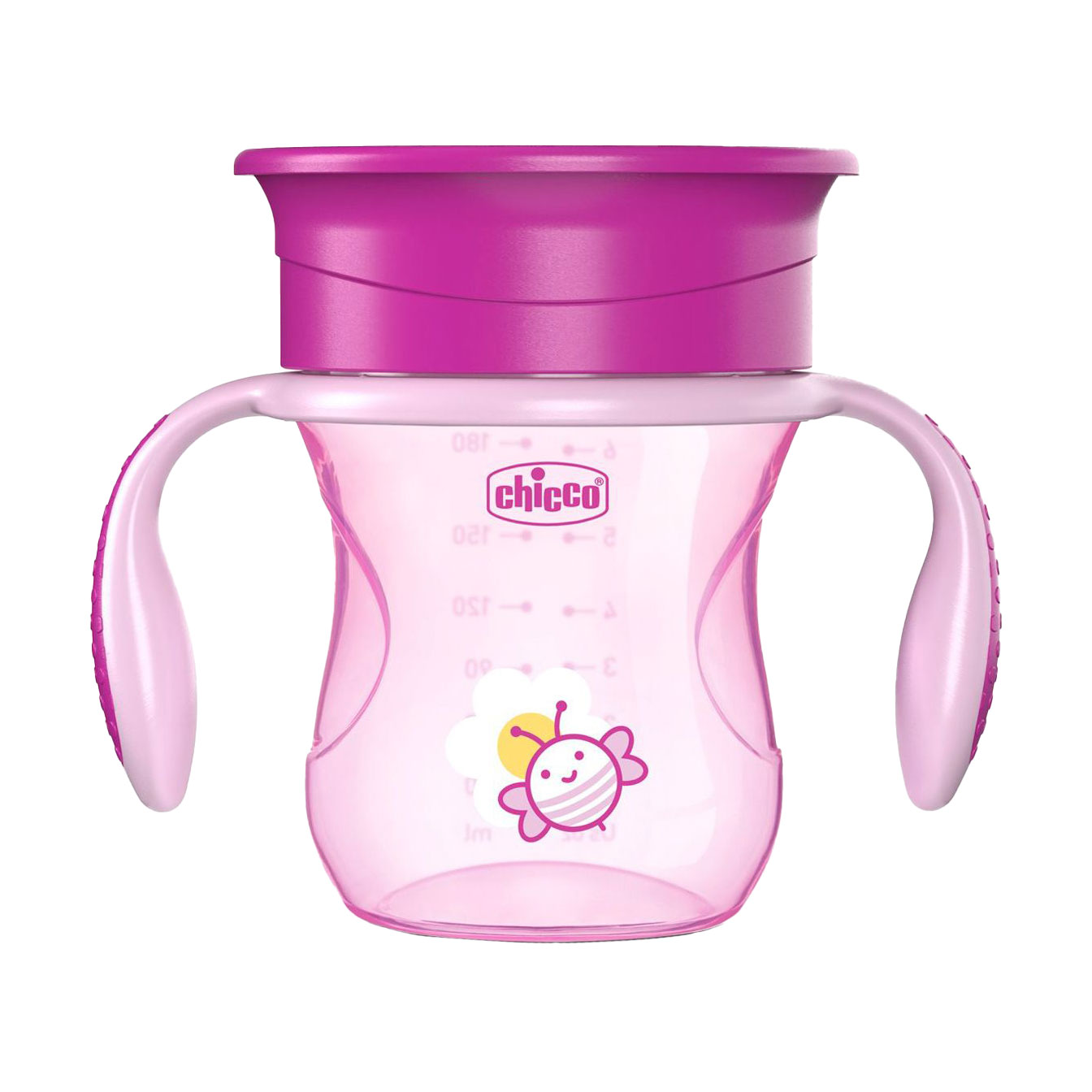 

Поїльник-непроливайка Chicco Perfect Cup від 1 року, рожевий, 200 мл (06951.10)
