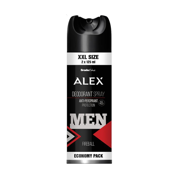 

Уцінка! Чоловічий дезодорант-спрей Bradoline Alex XXL Fireball Deodorant Spray, 250 мл