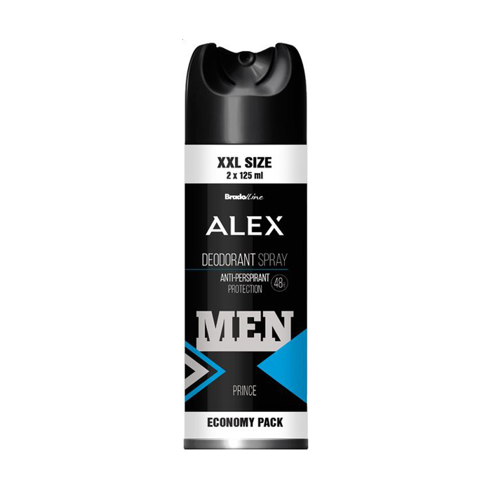 

Уцінка! Чоловічий дезодорант-спрей Bradoline Alex XXL Prince Deodorant Spray, 250 мл