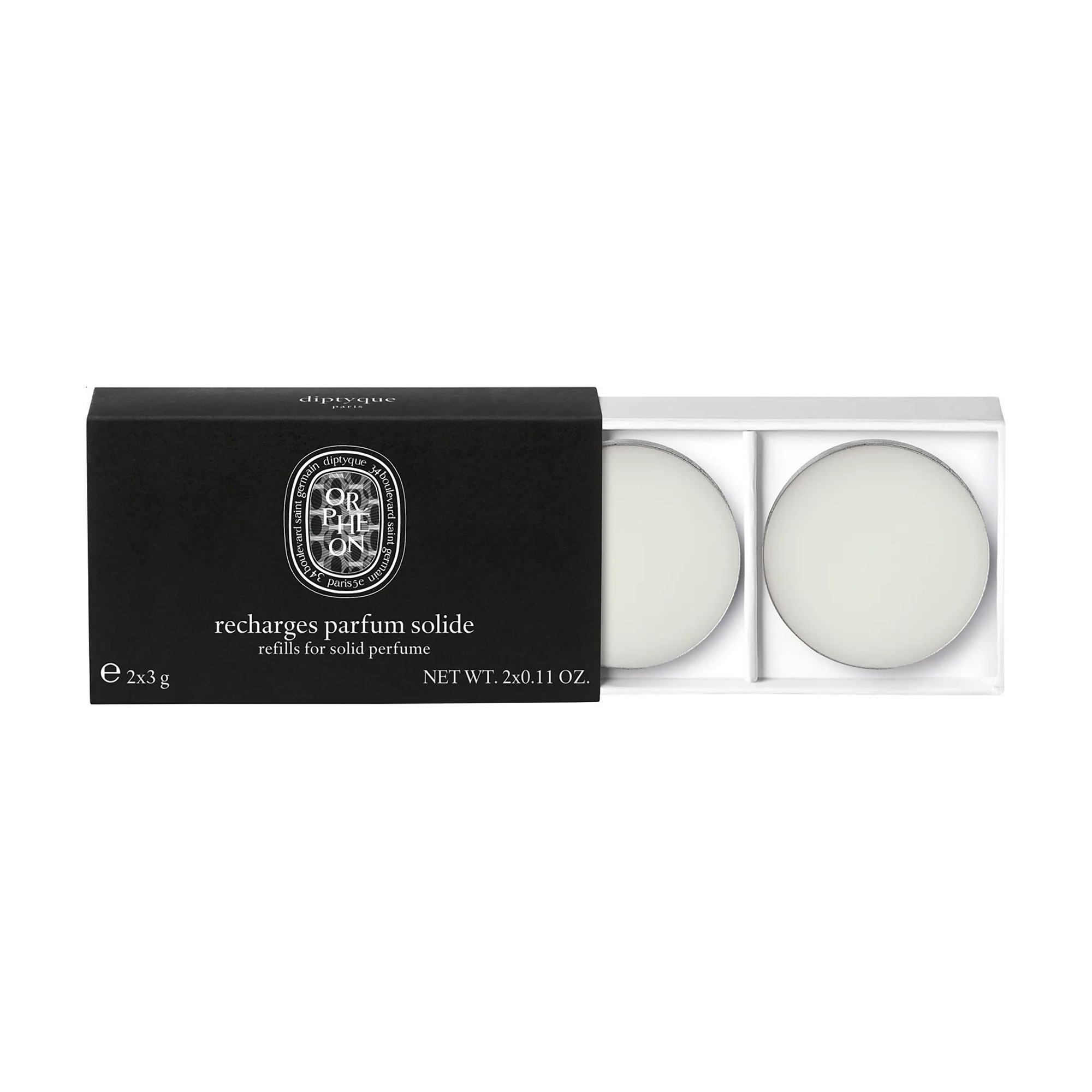 

Diptyque Orpheon Тверді парфуми унісекс, 2*3 г (змінний блок)