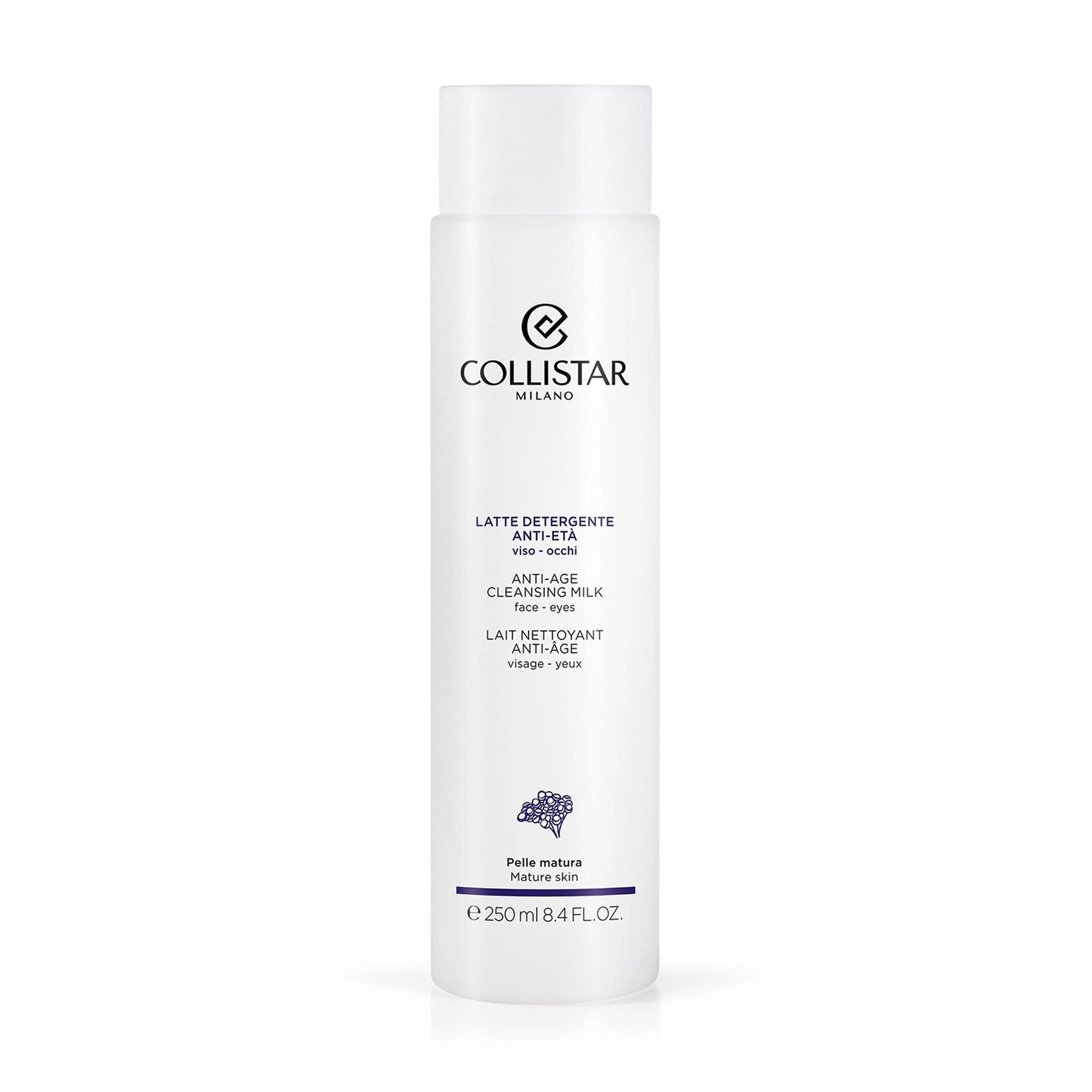 

Антивікове очищувальне молочко для обличчя та шкіри навколо очей Collistar Anti-Age Cleansing Milk, 250 мл