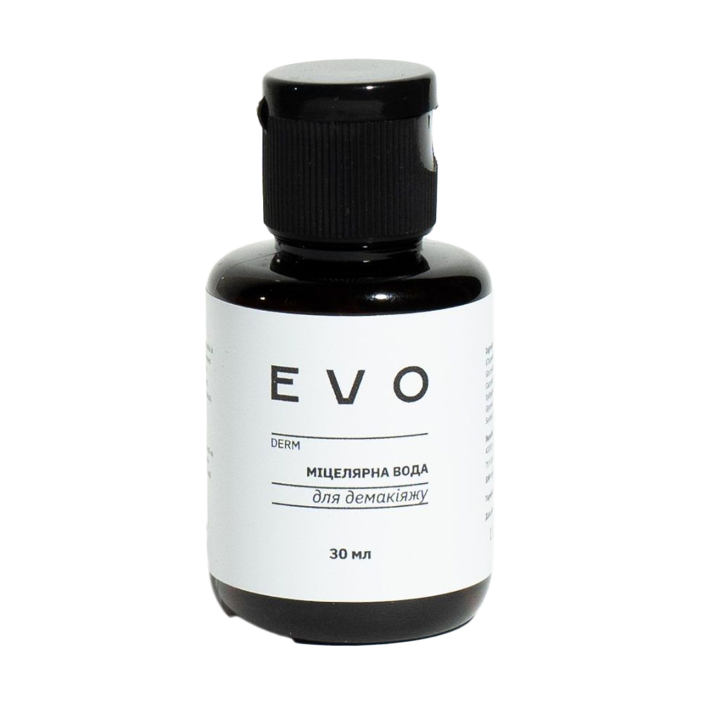 

Уцінка! Міцелярна вода для демакіяжу EVO derm, 30 мл