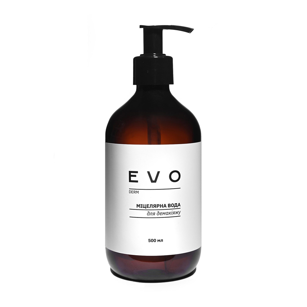 

Уцінка! Міцелярна вода для демакіяжу EVO derm, 500 мл