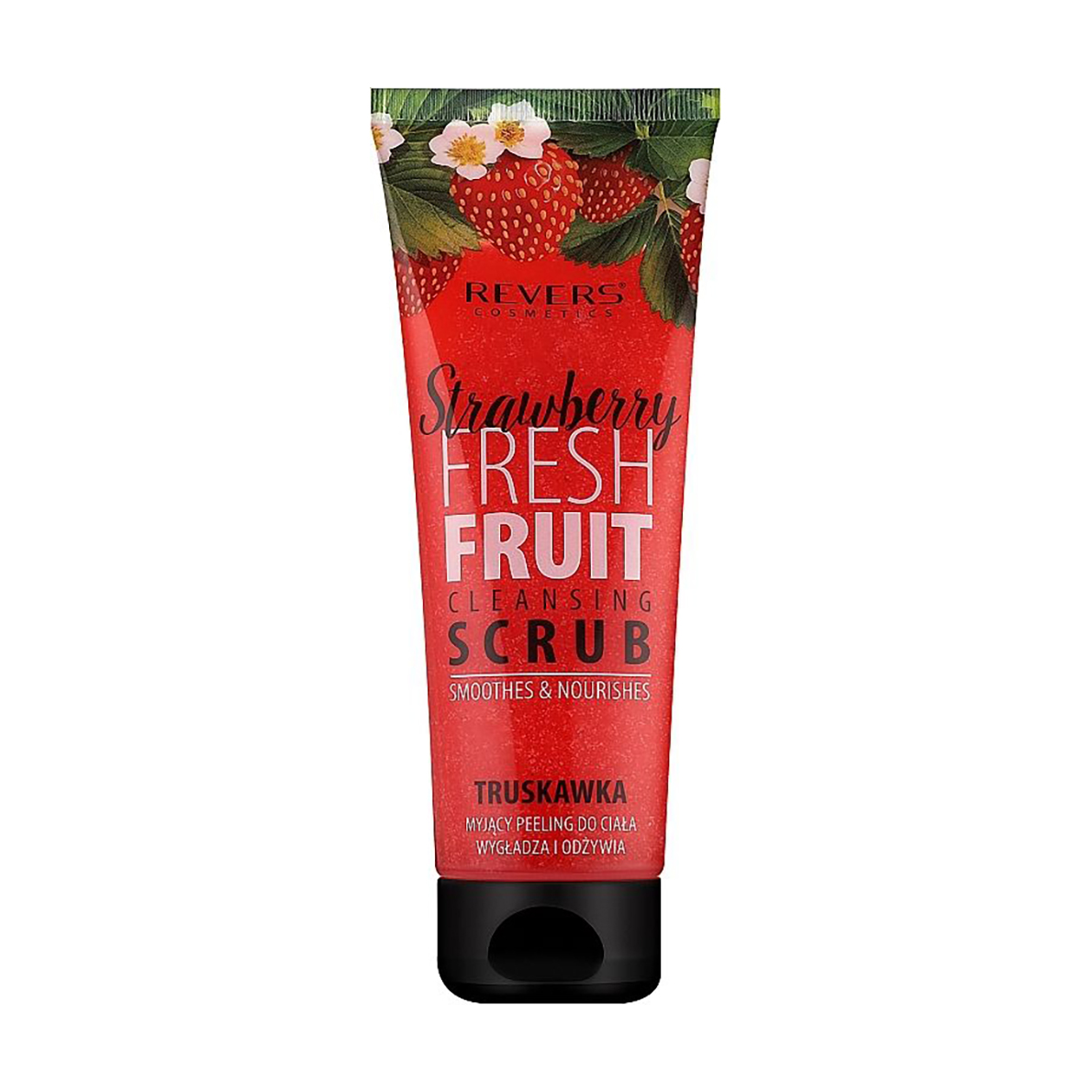 

Уцінка! Очищувальний скраб для тіла Revers Cosmetics Cleansing Scrub Полуниця, 250 мл