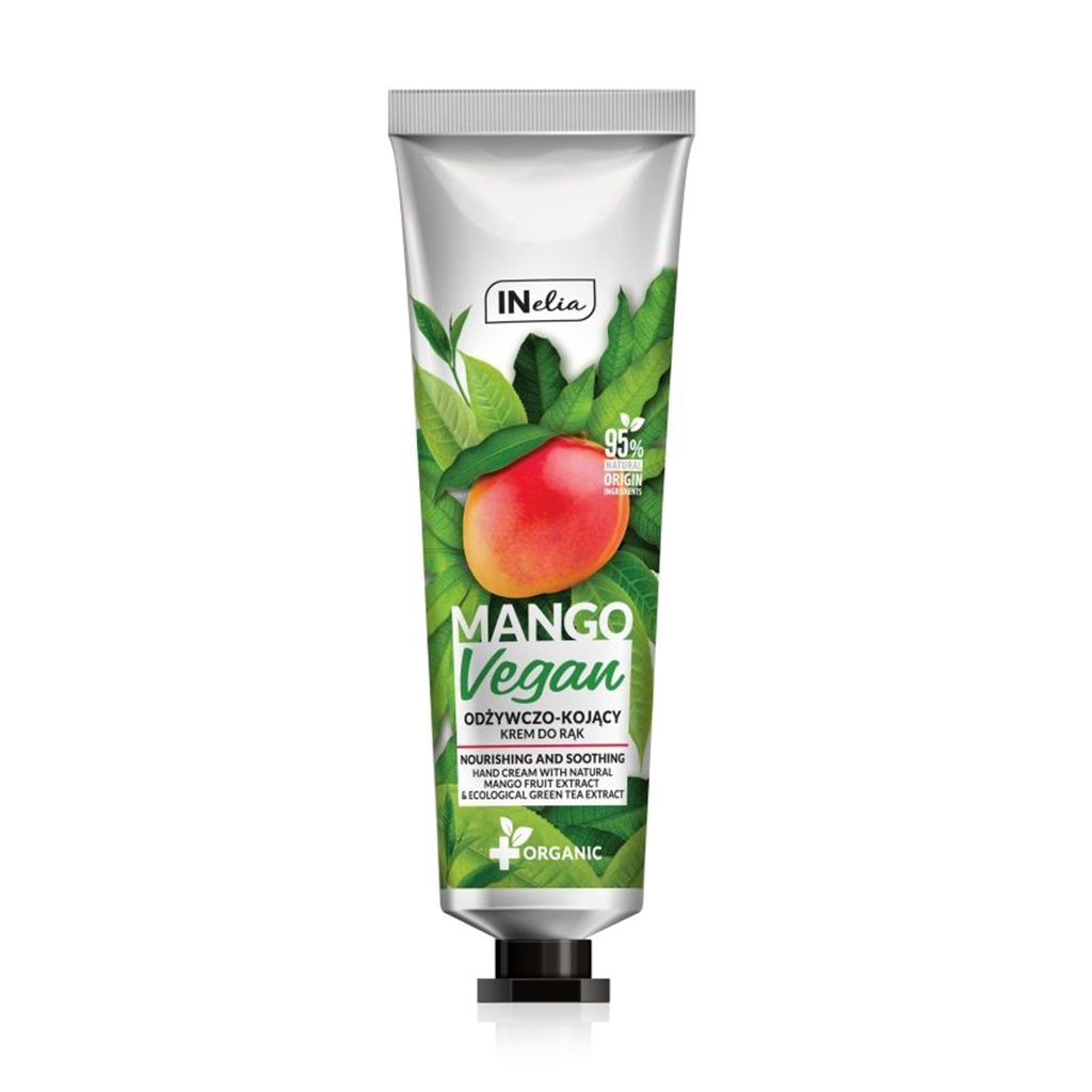 

Уцінка! Живильний та заспокійливий крем для рук Revers Cosmetics Inelia Hand Cream з манго та зеленим чаєм, 100 мл