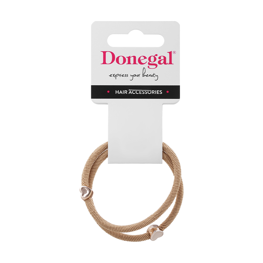 

Резинка для волосся Donegal бежеві, 2 шт (FA-5630)