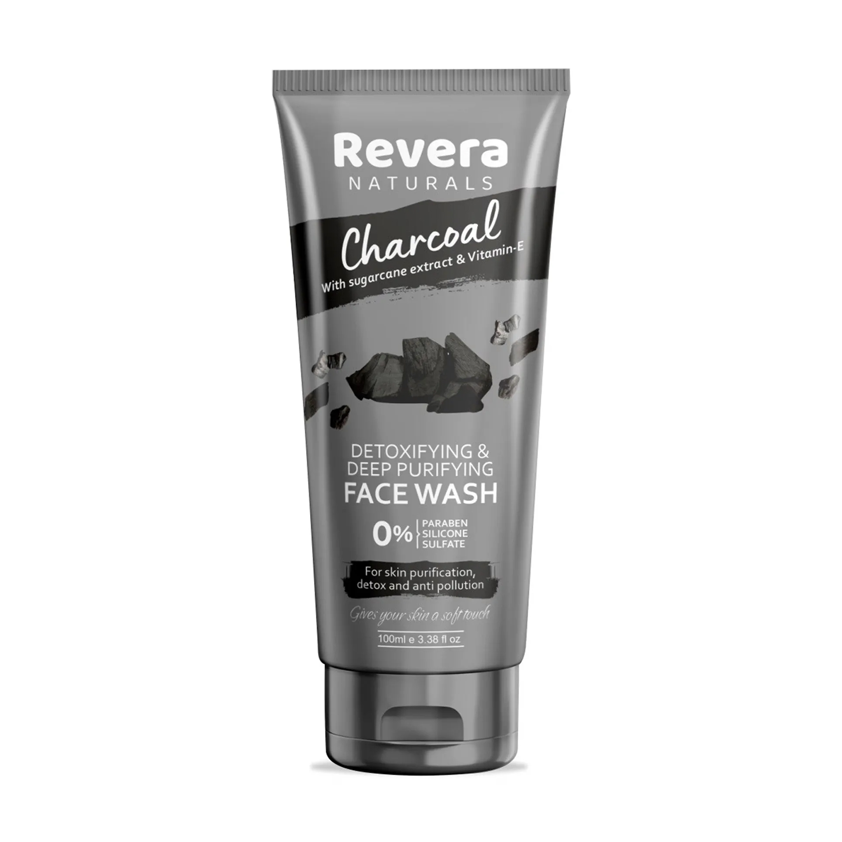 

Уцінка! Гель для вмивання Revera Charcoal Face Wash Вугілля, 100 мл