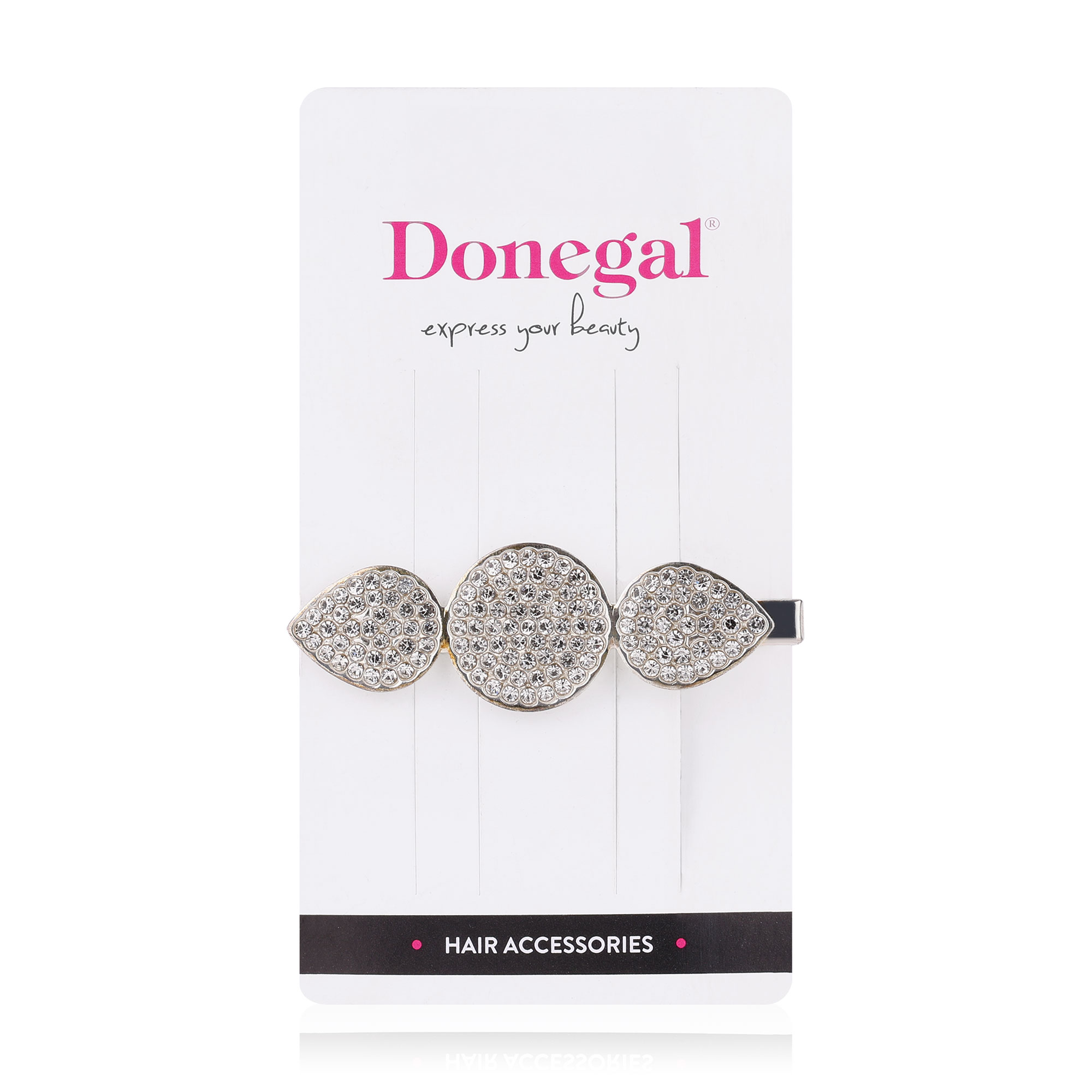 

Заколка для волосся Donegal срібна, 1 шт (FA-5626)