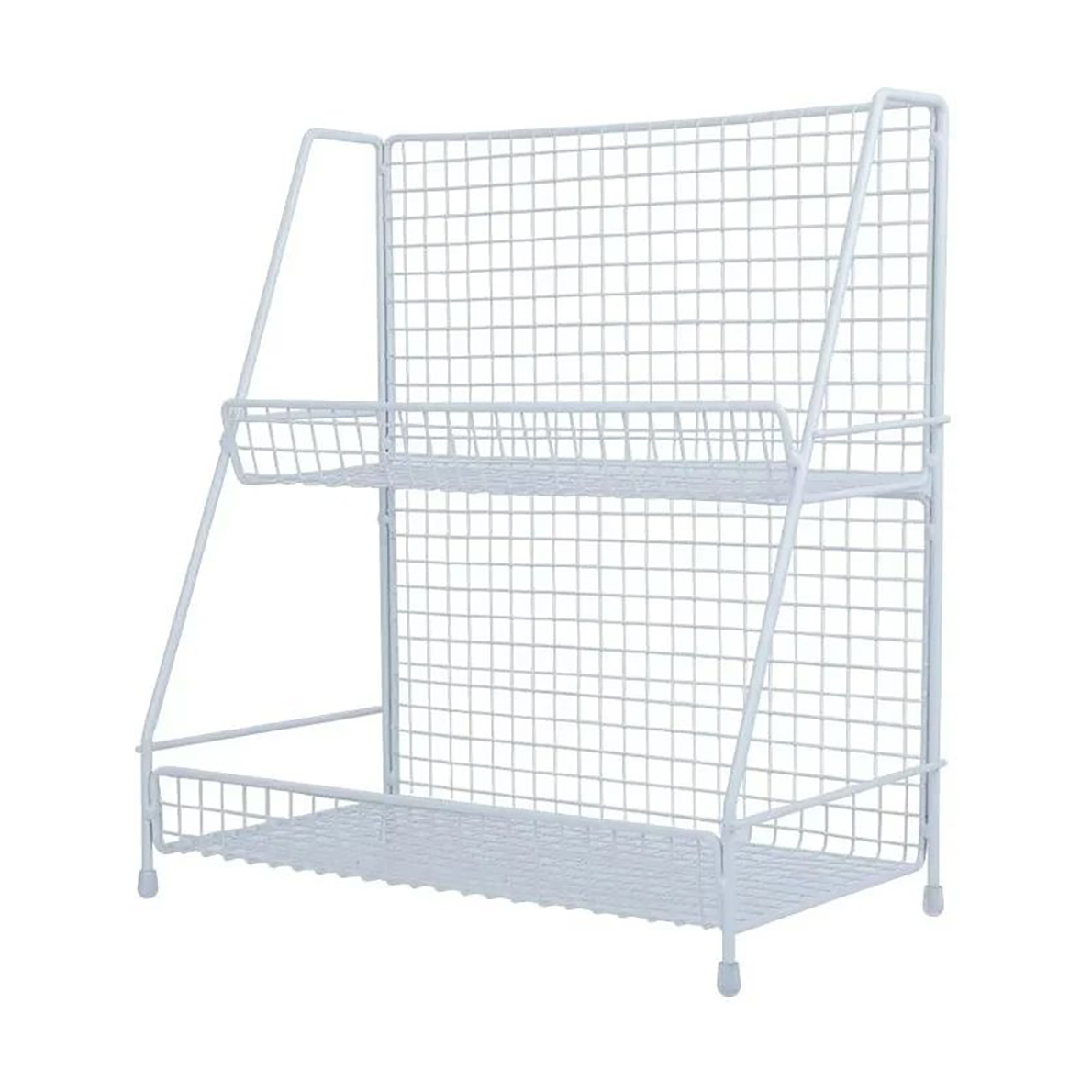 

Уцінка! Двоярусна полиця для зберігання Ringel Raum, 30*15.5*34 см, біла (RG-025w)