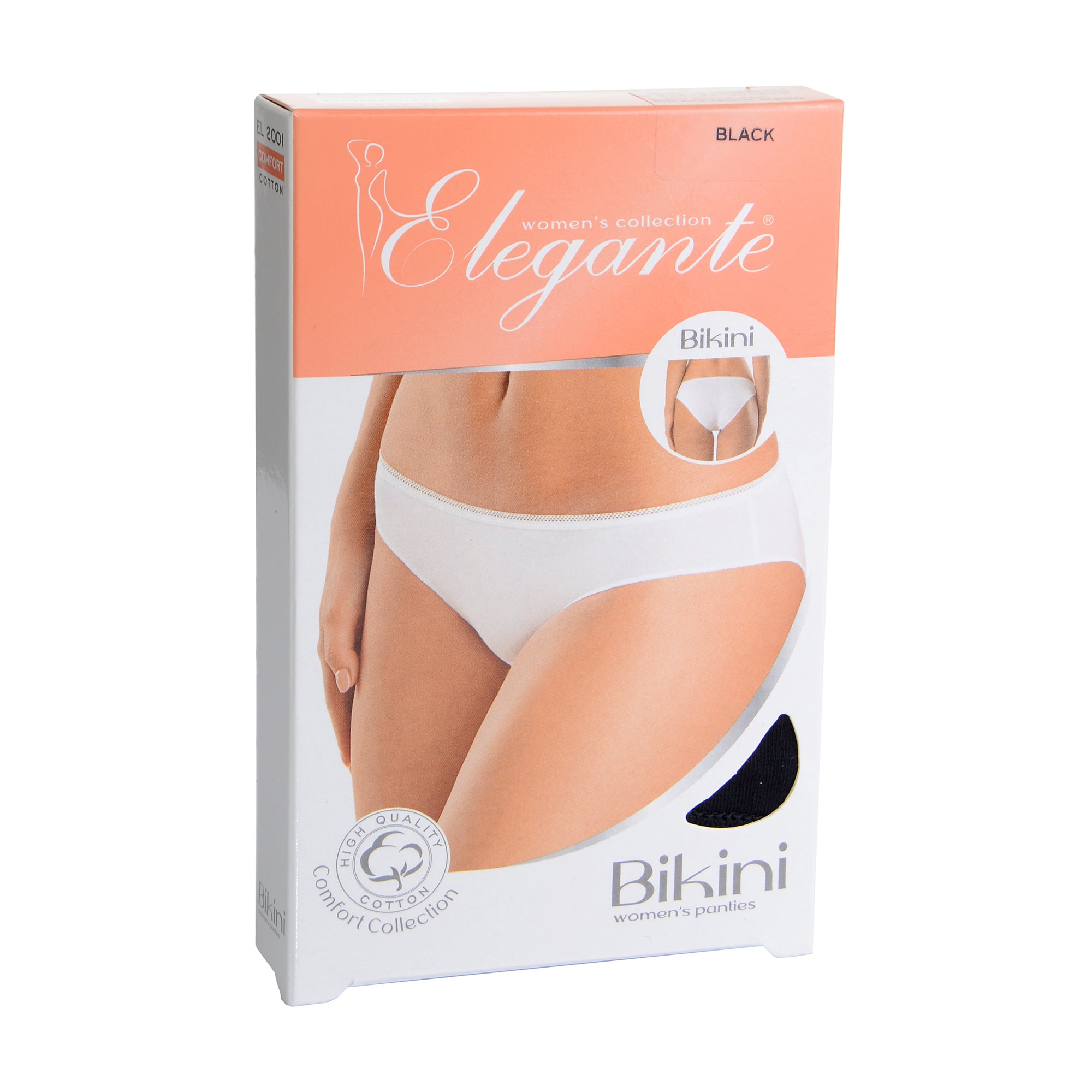 

Труси-бікіні жіночі Elegante EL 2001 Bikini, Black, розмір M