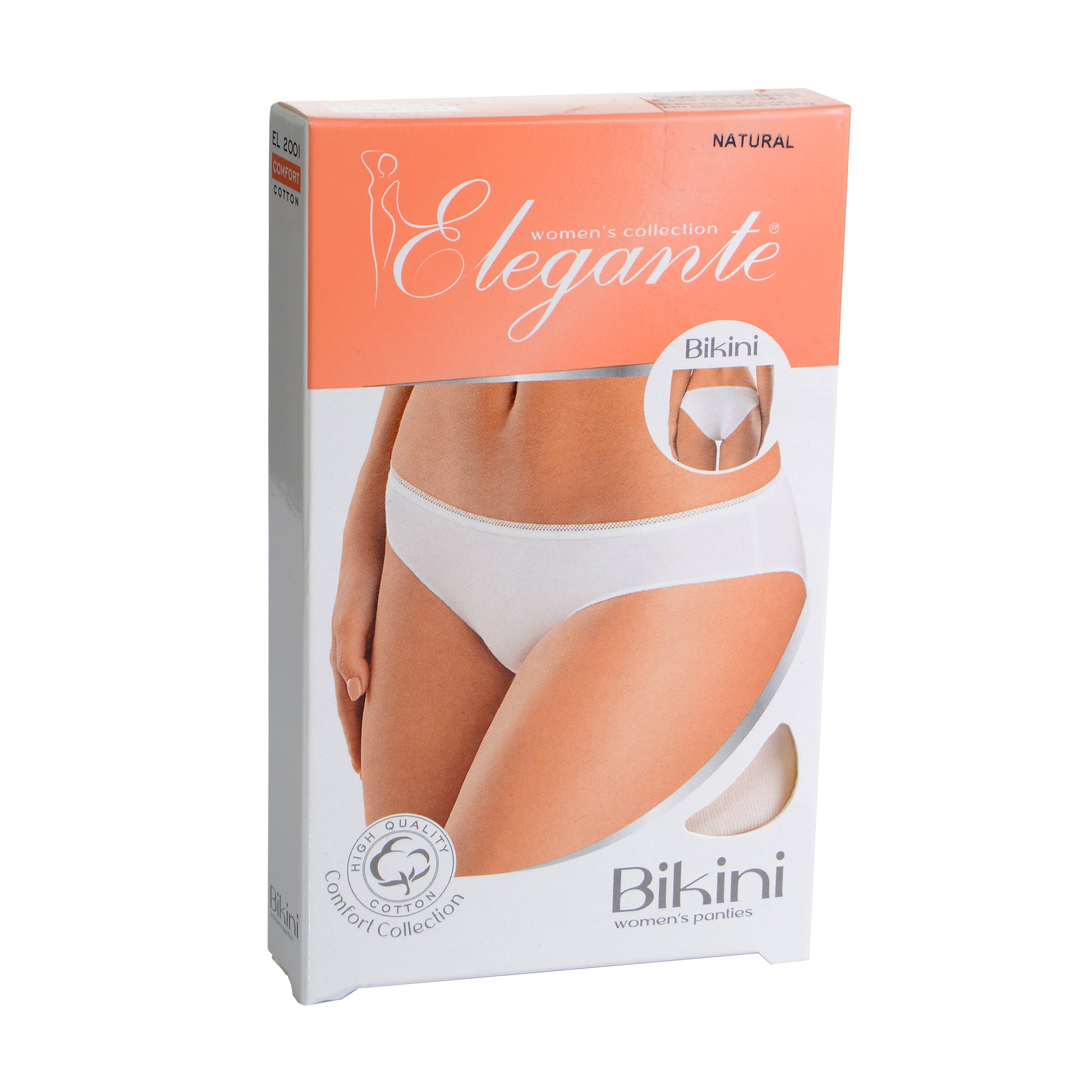 Труси-бікіні жіночі Elegante EL 2001 Bikini, Natural, розмір XL