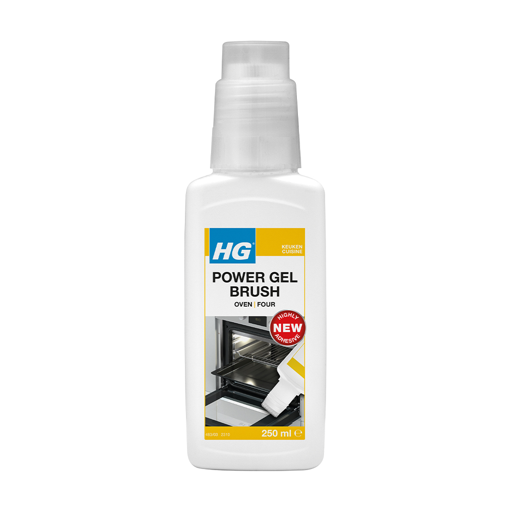 

Гель для чищення духовок, гриля, барбекю HG Power Gel Brush Oven Cleaner зі щіткою, 250 мл