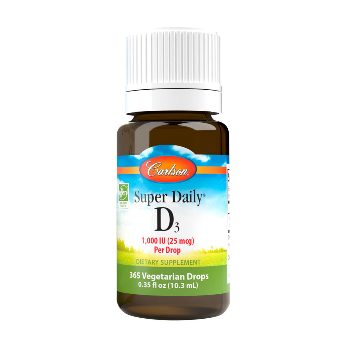 

Вітамін Д3 Carlson Labs Liquid Vitamin D3 в краплях, 1000 МО, 10.3 мл
