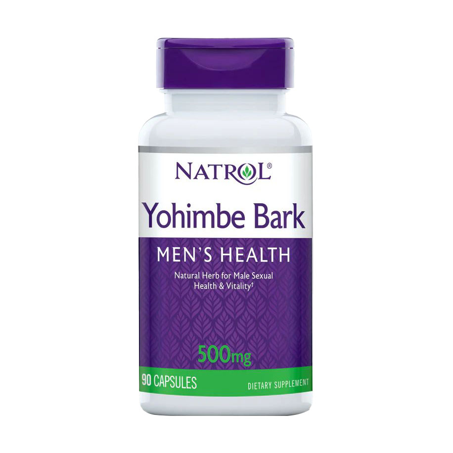 

Йохімбе для чоловіків Natrol Yohimbe Bark, 500 мг, 90 капсул
