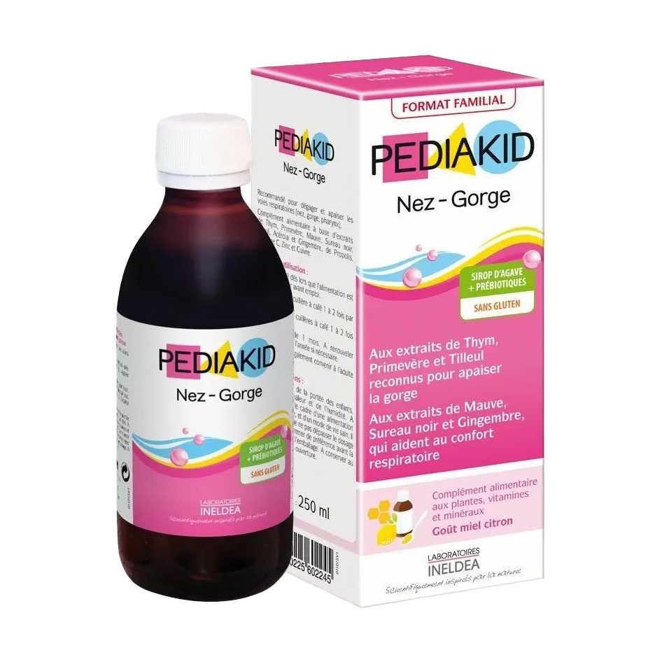 

Горло-ніс для дітей Pediakid Nose Throat Family Size, в сиропі, 250 мл