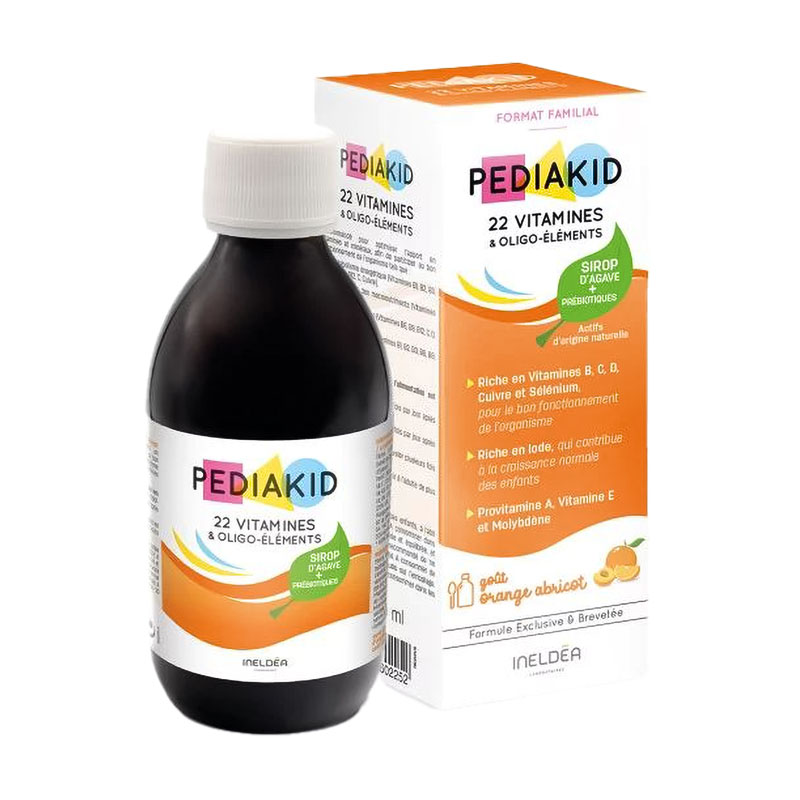 

Мультивітаміни та мінерали для дітей Pediakid 22 Vitamines & Oligo-Elements, в сиропі, 250 мл