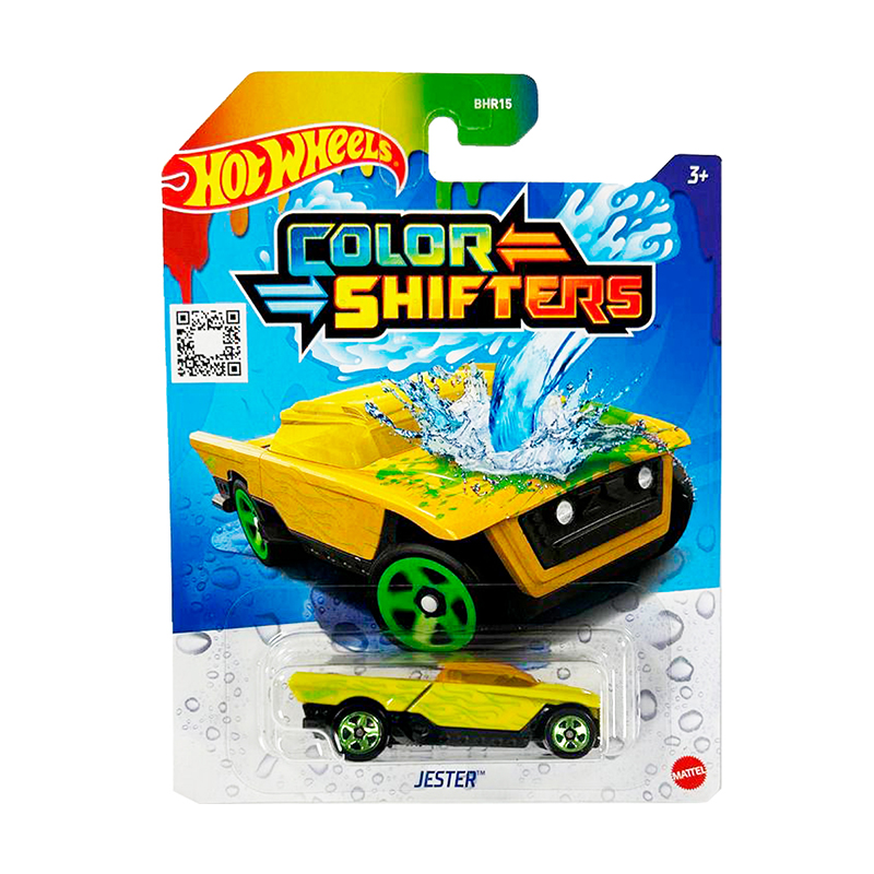 

Машинка Hot Wheels Jester Зміни колір, жовтий, від 3 років (BHR15)