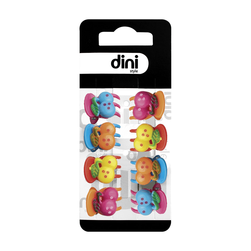 

Набір заколок-крабик для волосся Dini Kids дитячий, 8 шт (PZ-663)