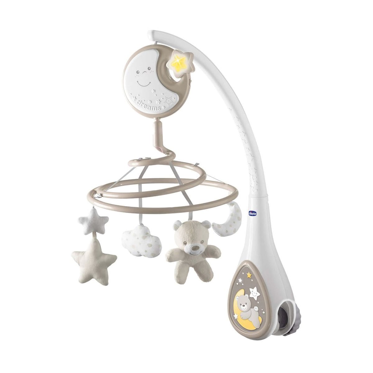 

Музичний мобіль Chicco Next2Dreams, 40*35*12 см, бежевий, від народження (07627.00)