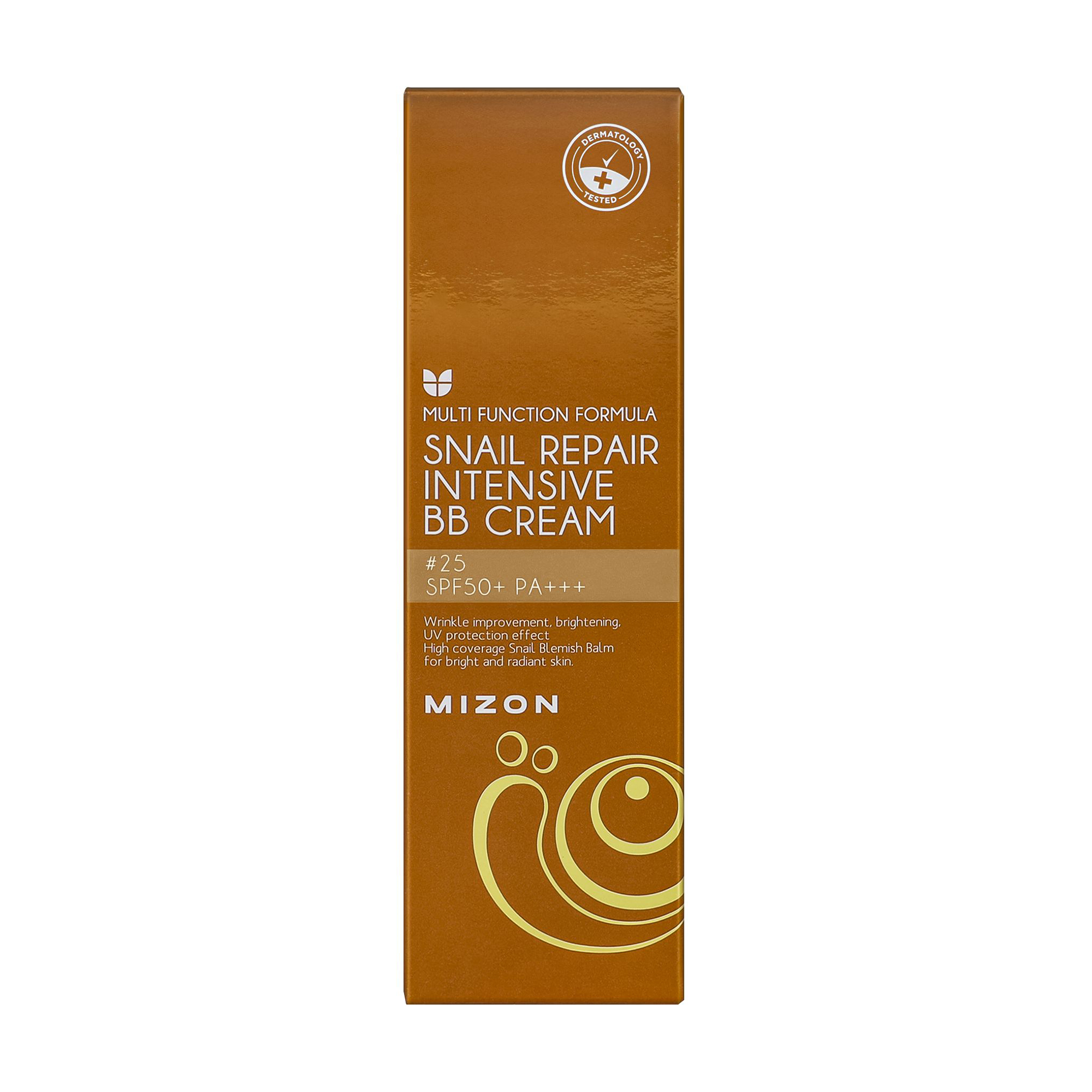 

ВВ-крем для обличчя Mizon Snail Repair Intensive BB Cream SPF 50+ РА+++ з муцином равлика, тон 25, 50 мл