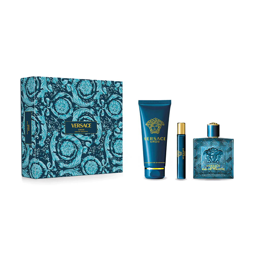 

Уцінка! Парфумований набір чоловічий Versace Eros Set (туалетна вода, 100 мл + гель для душу, 150 мл + туалетна вода, 10 мл)