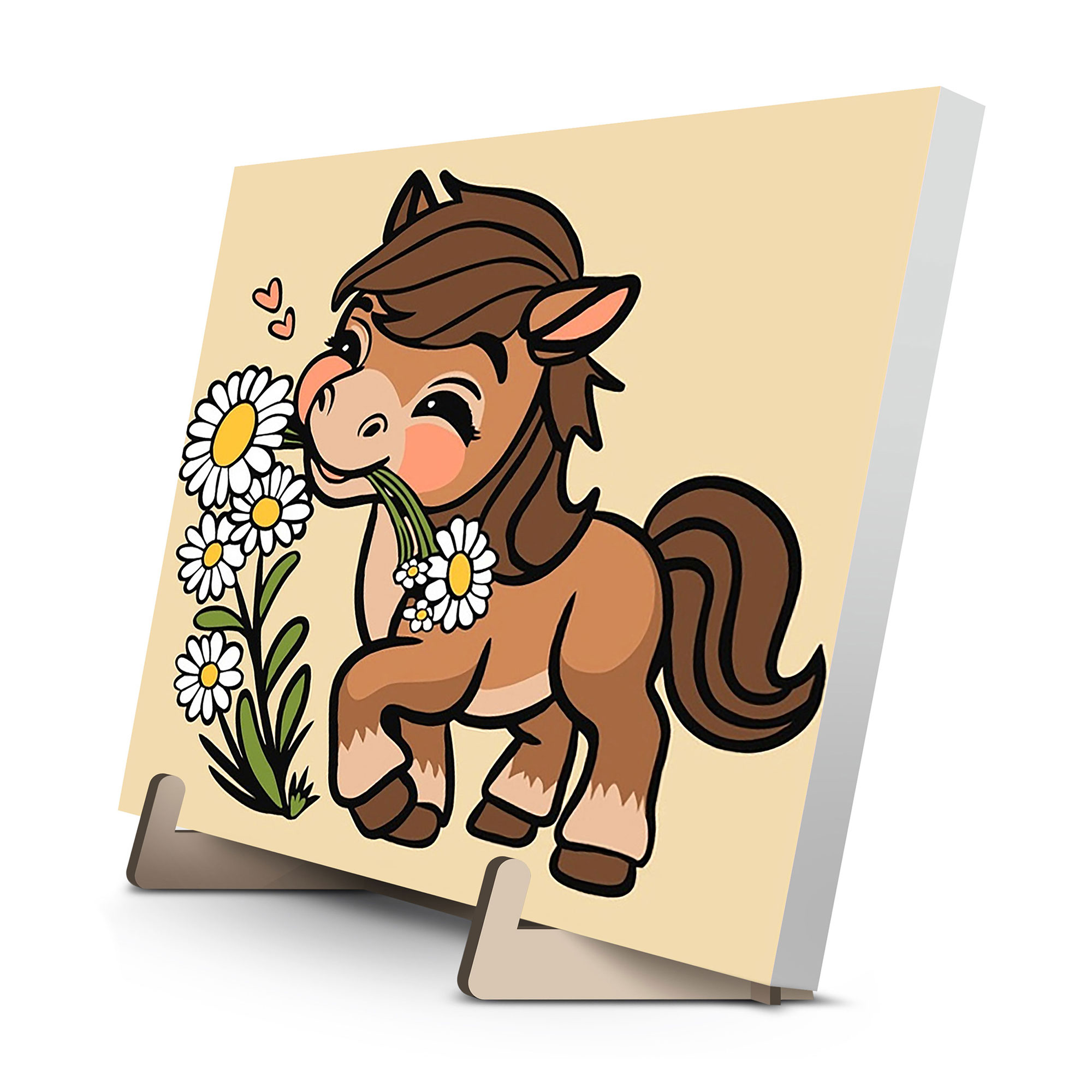 

Картина за номерами Qbee Конячка, 25*25 см (QB900-002)